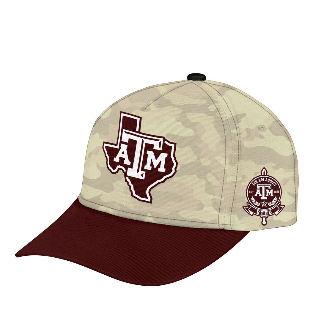 Texas A&M Aggies Honor & Support Camo Hat