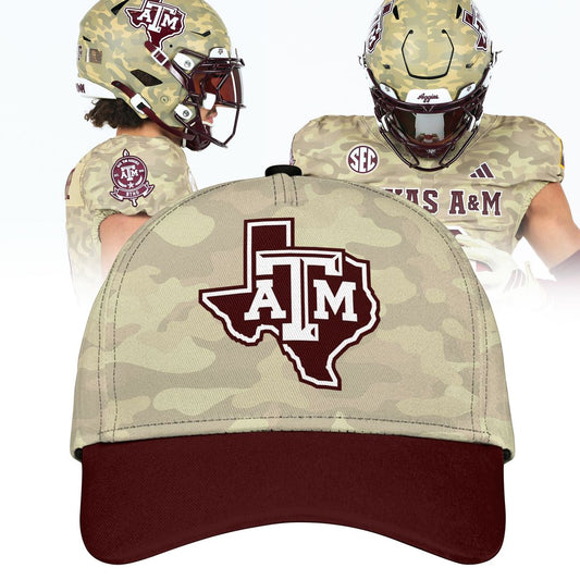 Texas A&M Aggies Honor & Support Camo Hat