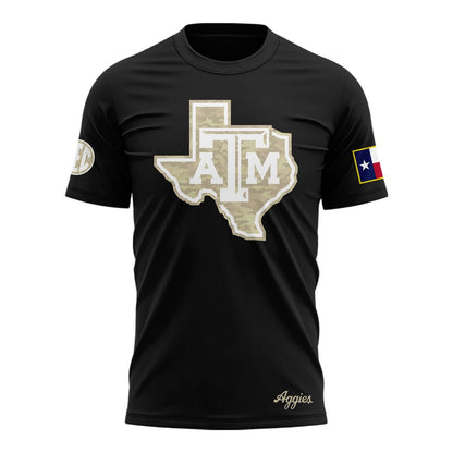 Texas A&M Aggies Honor & Support Camo T-Shirt