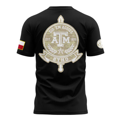 Texas A&M Aggies Honor & Support Camo T-Shirt