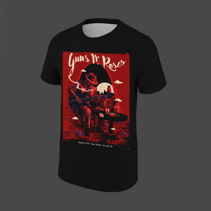 Limited Edition Guns N' Roses x St. Louis Cardinals - World Tour 2026 T-Shirt