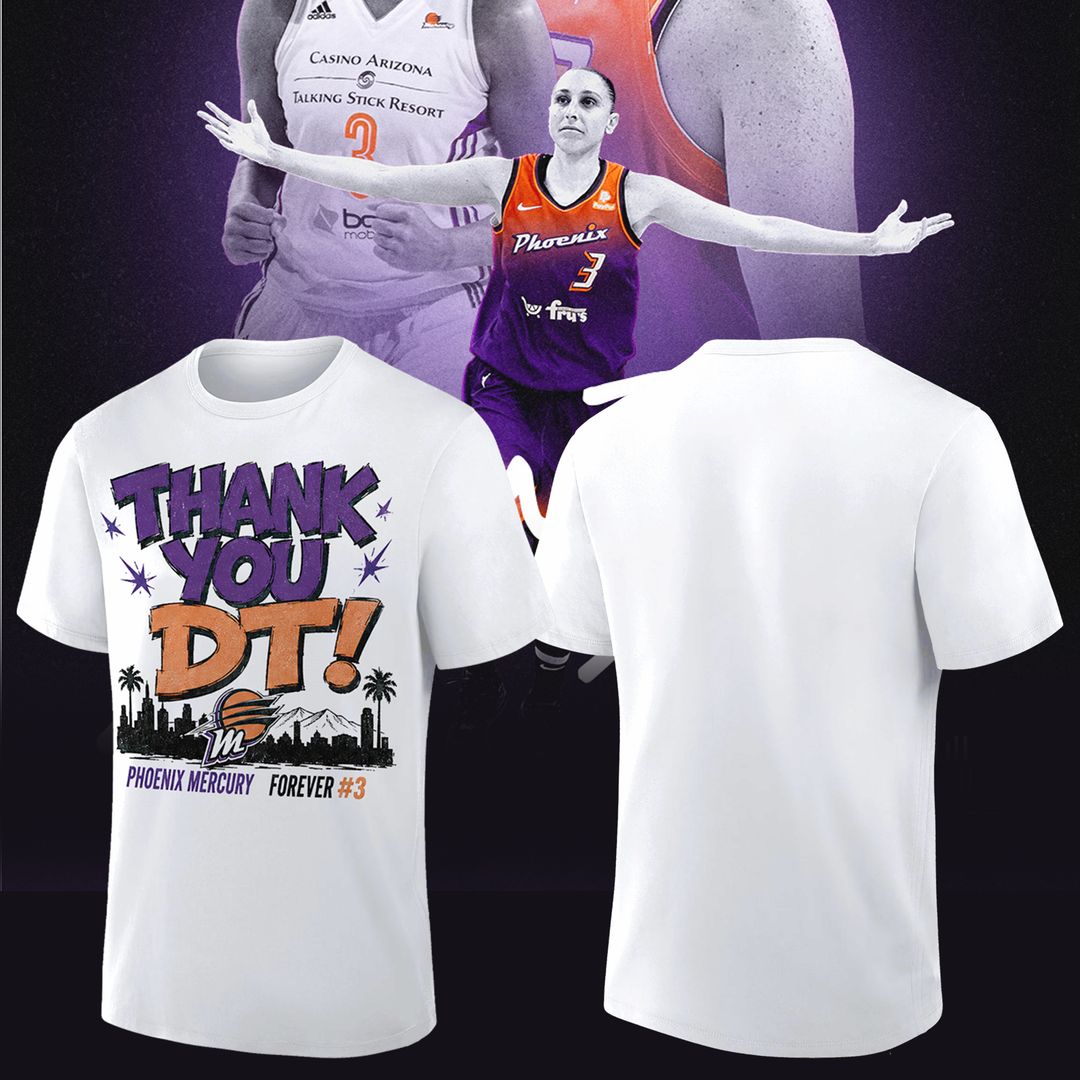Diana Taurasi - Phoenix Mercury 20 Years 1 Team Portrait T-Shirt