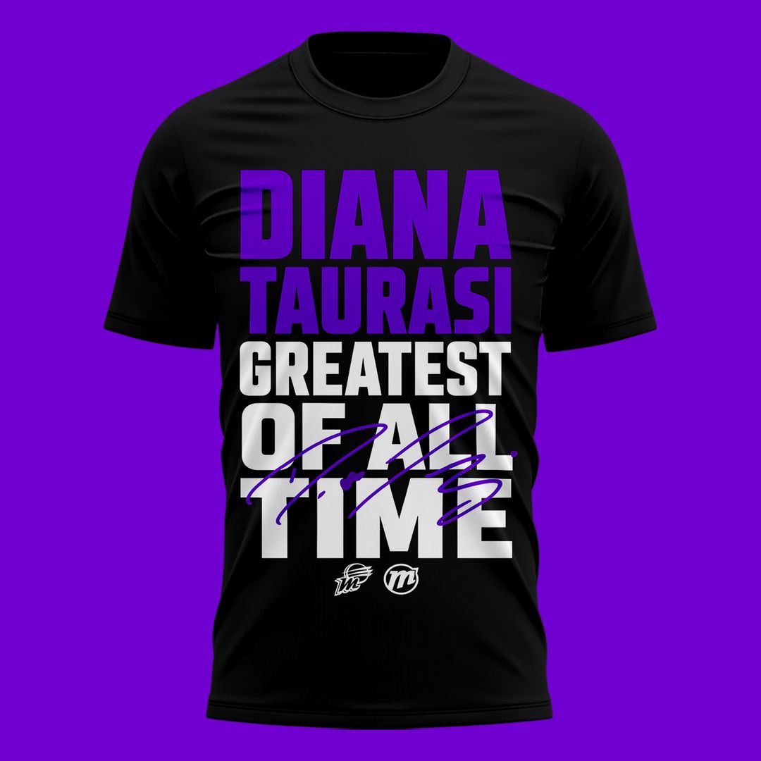 Diana Taurasi - Phoenix Mercury 20 Years 1 Team Portrait T-Shirt