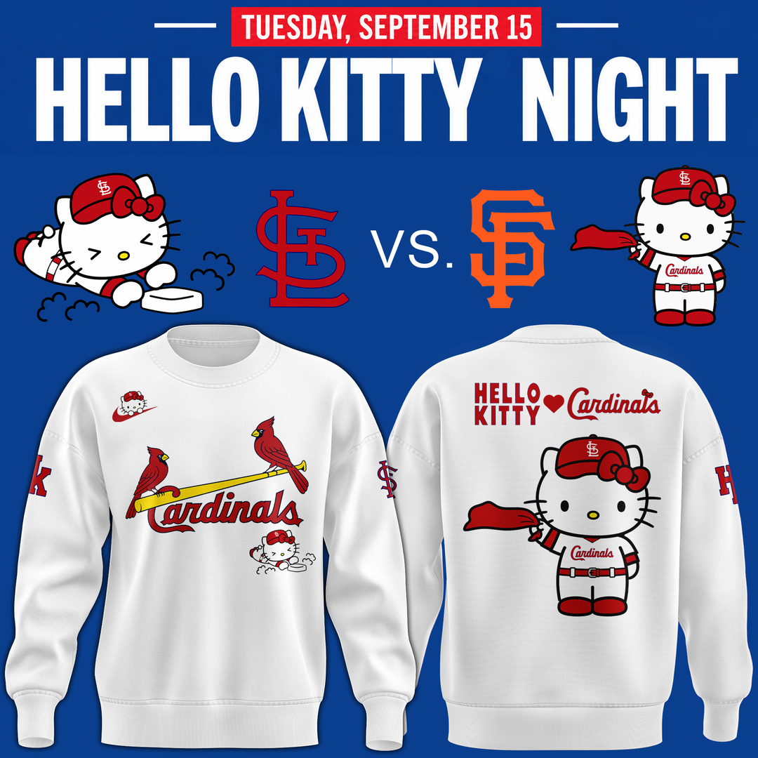 St. Louis Cardinals x Hello Kitty Night Game 2026 Exclusives Sweatshirt