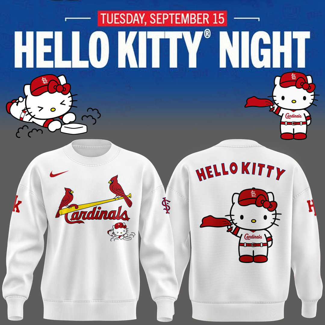 St. Louis Cardinals x Hello Kitty Night Game 2026 Exclusives Sweatshirt