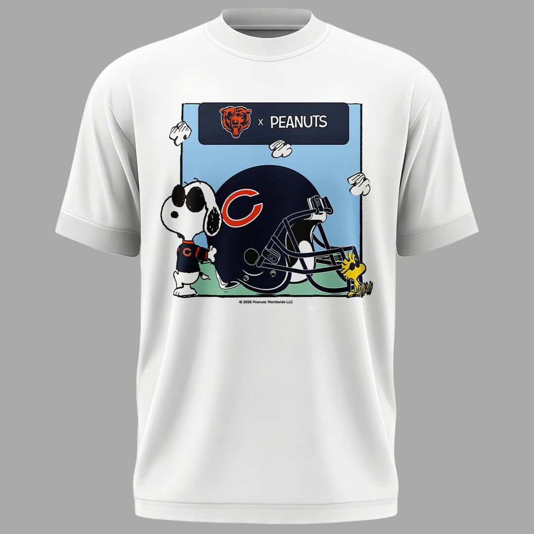 The Bears x Peanuts Kids "BEARS WIN" T-Shirt