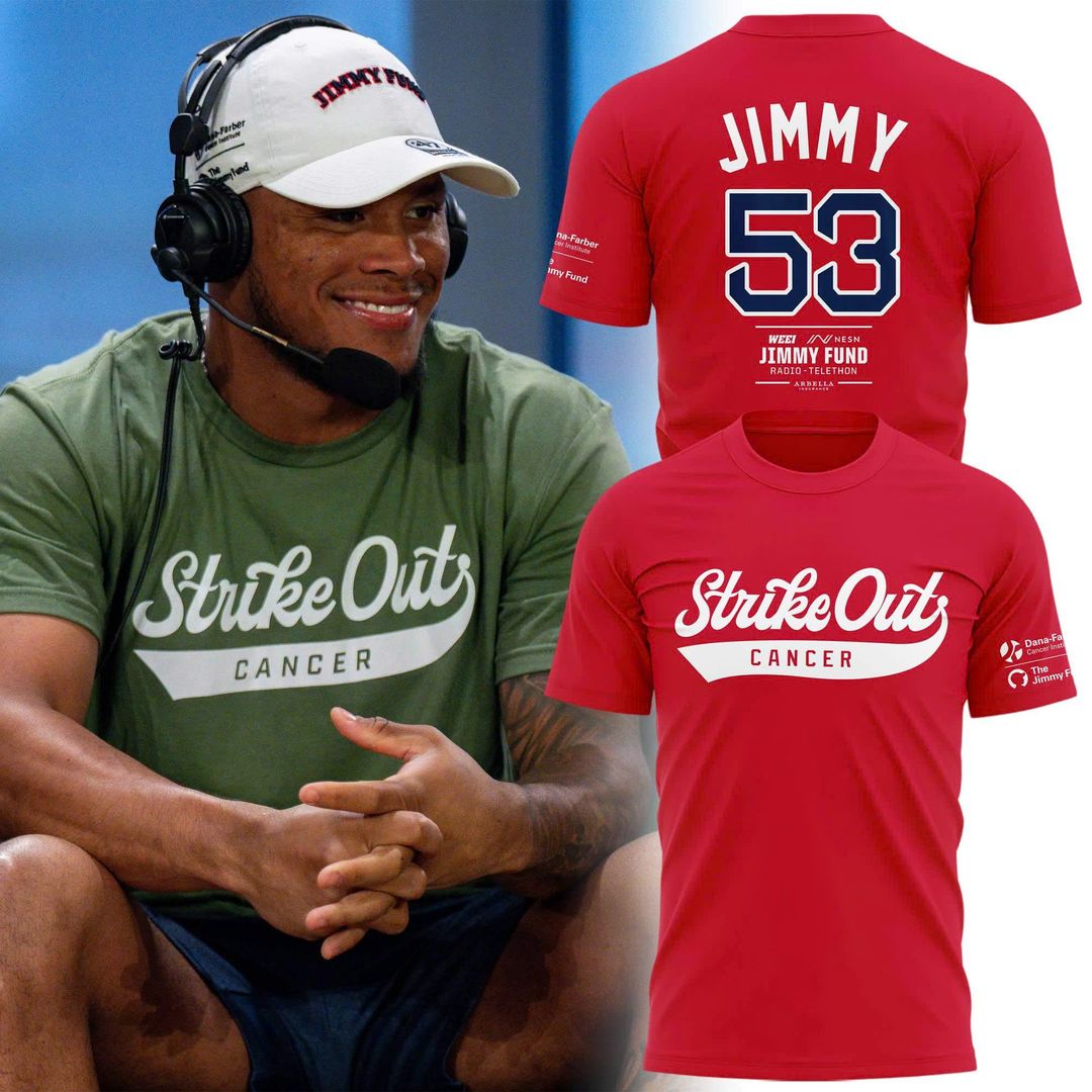 Special The Jimmy Fund x Boston Red Sox 2026 Strike Out Cancer T-Shirt