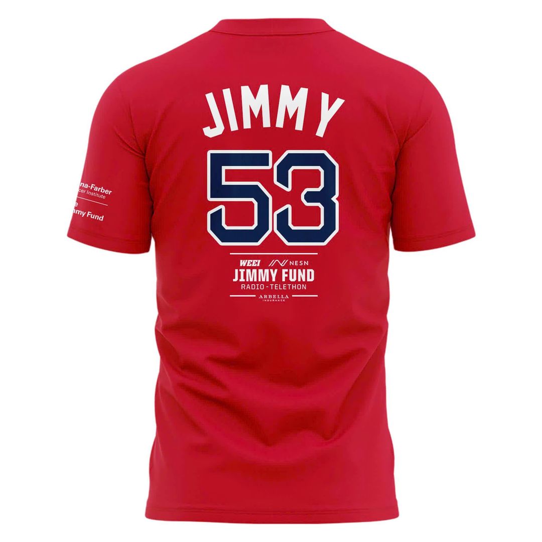 Special The Jimmy Fund x Boston Red Sox 2026 Strike Out Cancer T-Shirt