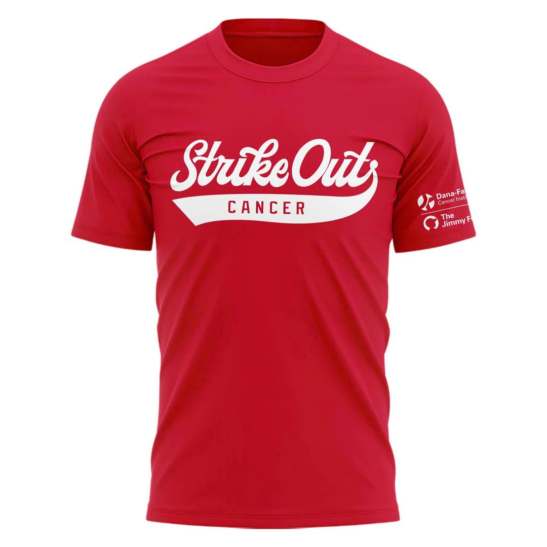 Special The Jimmy Fund x Boston Red Sox 2026 Strike Out Cancer T-Shirt