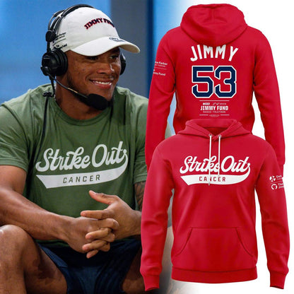 Special The Jimmy Fund x Boston Red Sox 2026 Strike Out Cancer Hoodie