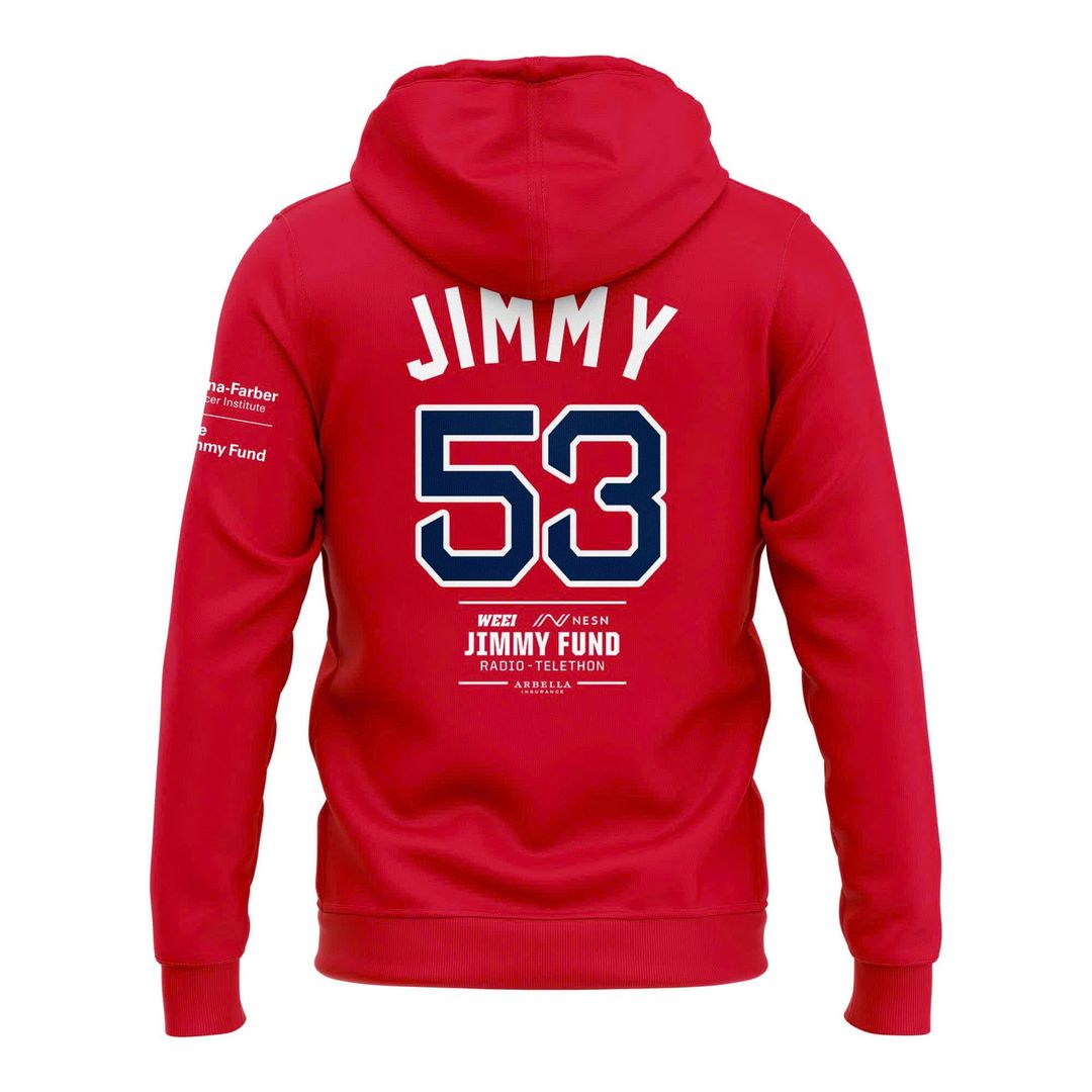 Special The Jimmy Fund x Boston Red Sox 2026 Strike Out Cancer Hoodie