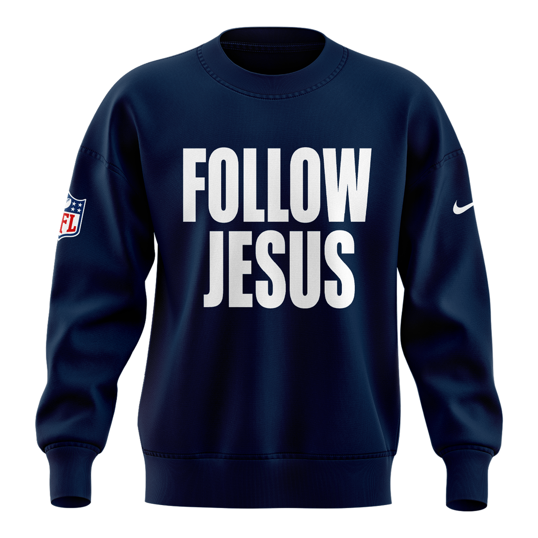 Limited Edition Denver Broncos "Follow Jesus" Sweatshirt