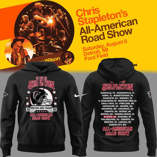 Chris Stapleton x Atlanta Falcons - All American Road Show 2026 Hoodie
