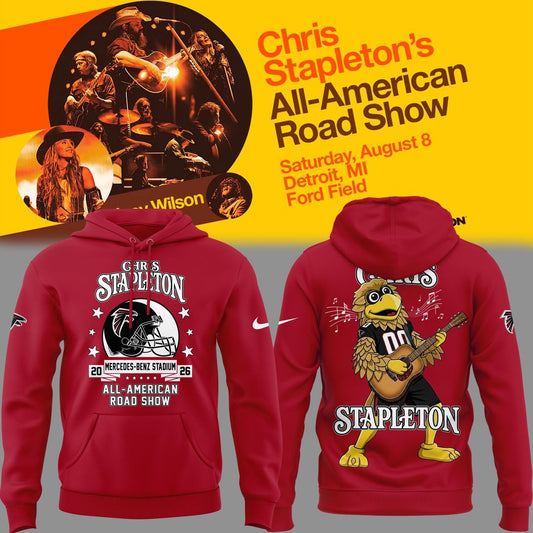 Chris Stapleton x Atlanta Falcons - All American Road Show 2026 Hoodie