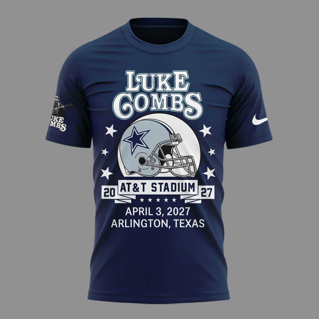 Luke Combs x Dallas Cowboys - My Kinda Saturday Night Tour 2027 T-Shirt
