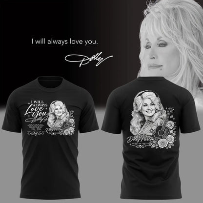 RIP Thank You Dolly - I Will Always Love You Limited Edition Combo T-Shirt