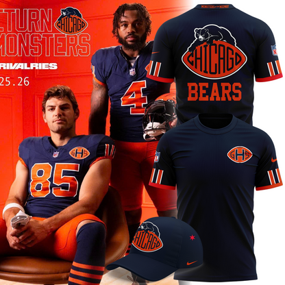 Chicago Bears 2026 Rivalries T-shirt