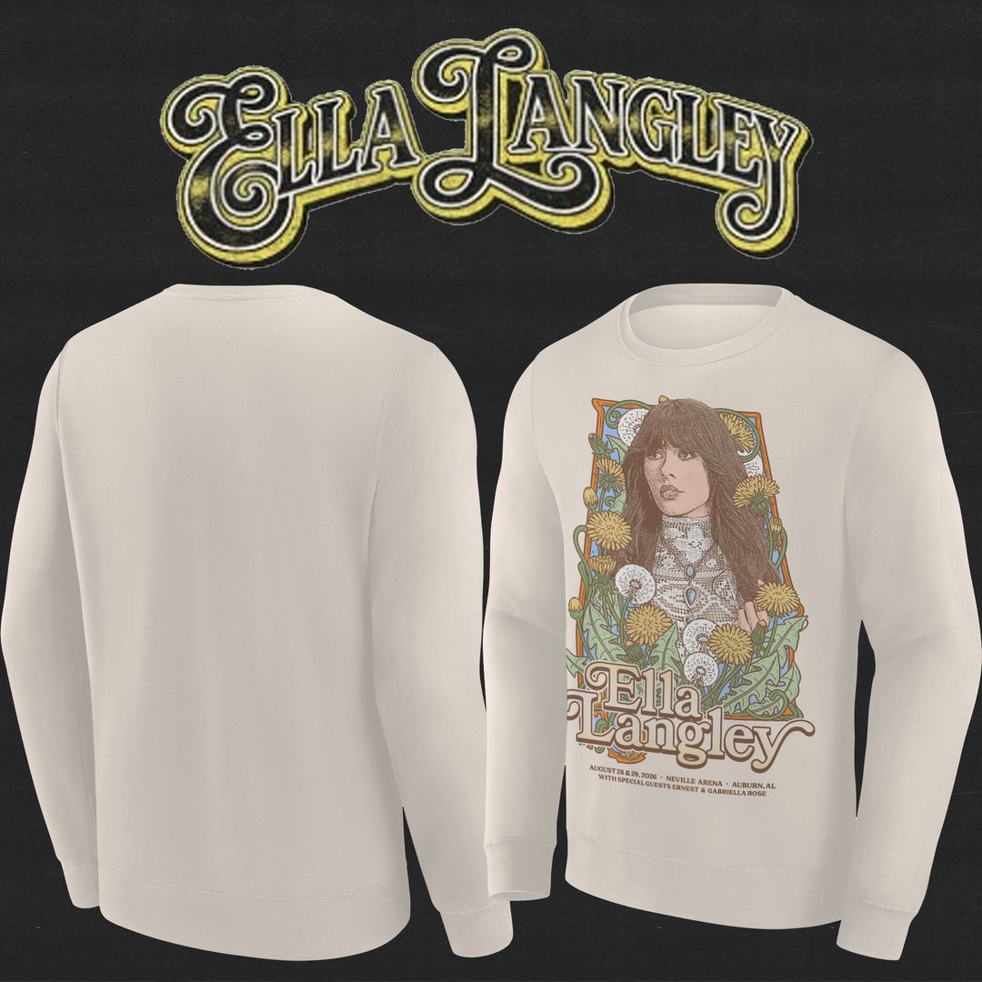 Auburn Tigers x Ella Langley – The Dandelion Tour 2026 Neville Arena Sweatshirt