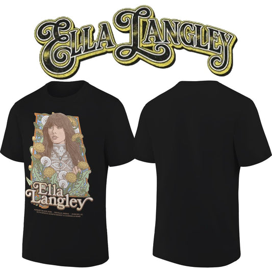Auburn Tigers x Ella Langley – The Dandelion Tour 2026 Neville Arena Combo T-Shirt