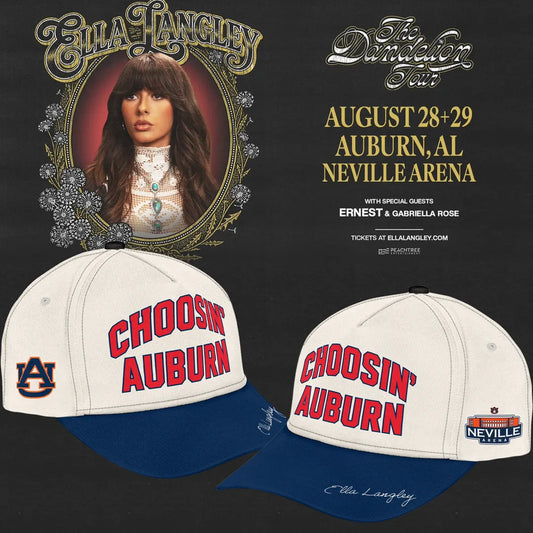Auburn Tigers x Ella Langley – The Dandelion Tour 2026 Neville Arena Cap