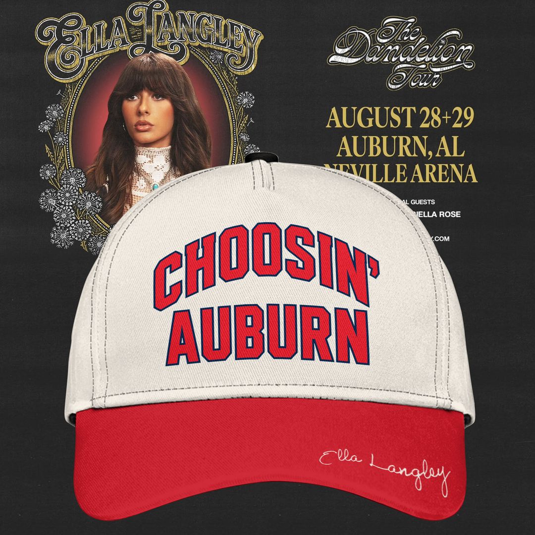 Auburn Tigers x Ella Langley – The Dandelion Tour 2026 Neville Arena Cap