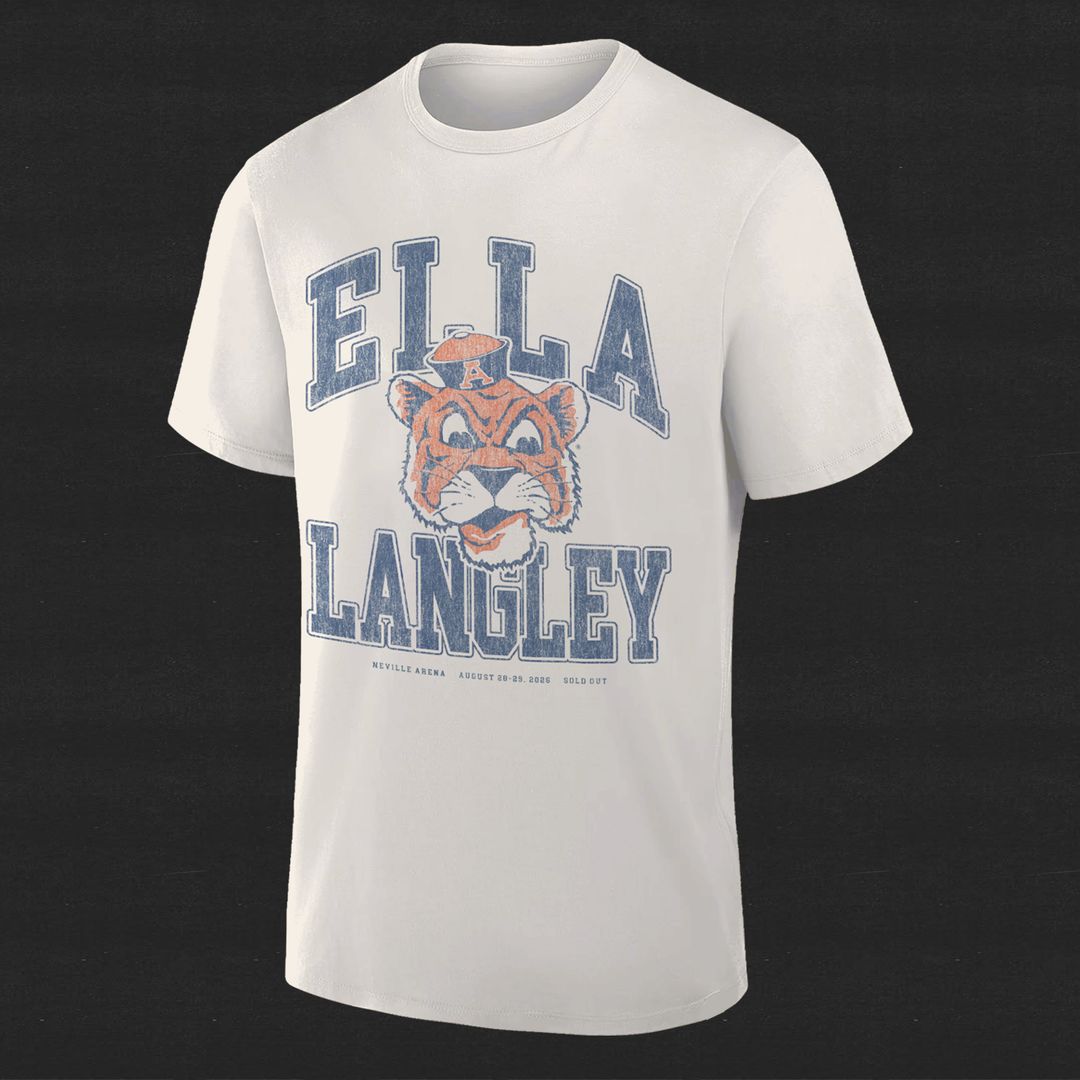 Auburn Tigers x Ella Langley – The Dandelion Tour 2026 Neville Arena Combo T-Shirt