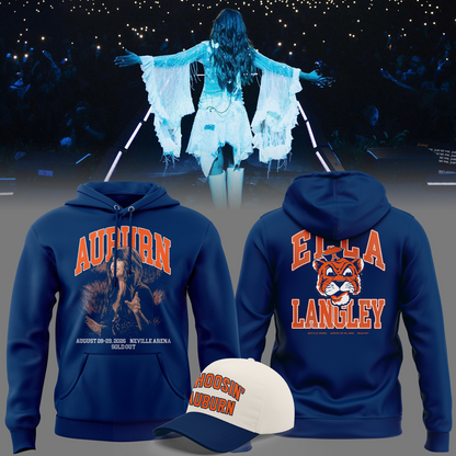 Auburn Tigers x Ella Langley – The Dandelion Tour 2026 Neville Arena Hoodie