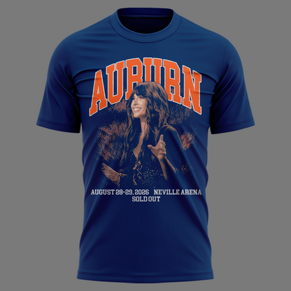 Auburn Tigers x Ella Langley – The Dandelion Tour 2026 Neville Arena Combo T-Shirt