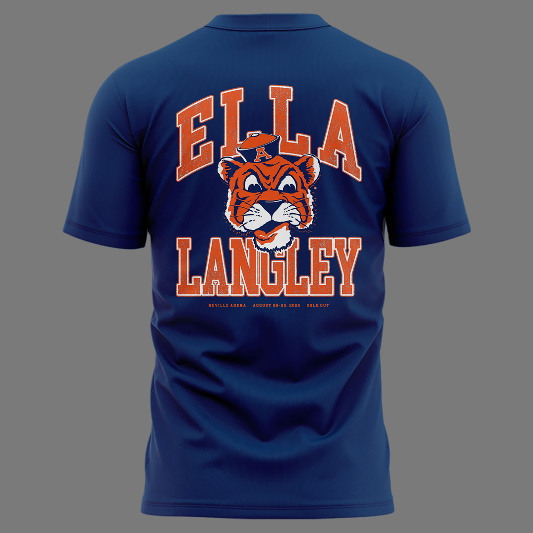 Auburn Tigers x Ella Langley – The Dandelion Tour 2026 Neville Arena Combo T-Shirt