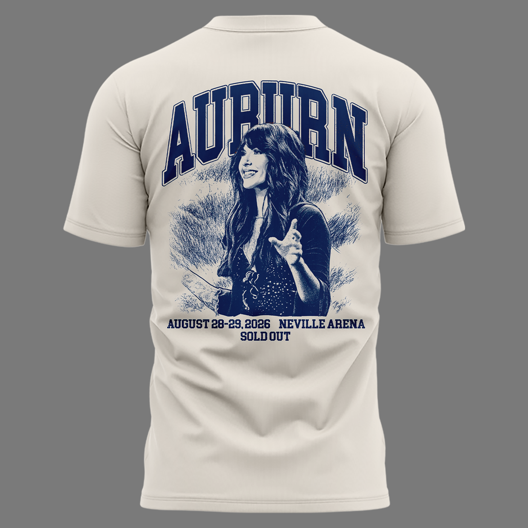 Auburn Tigers x Ella Langley – The Dandelion Tour 2026 Neville Arena Combo T-Shirt