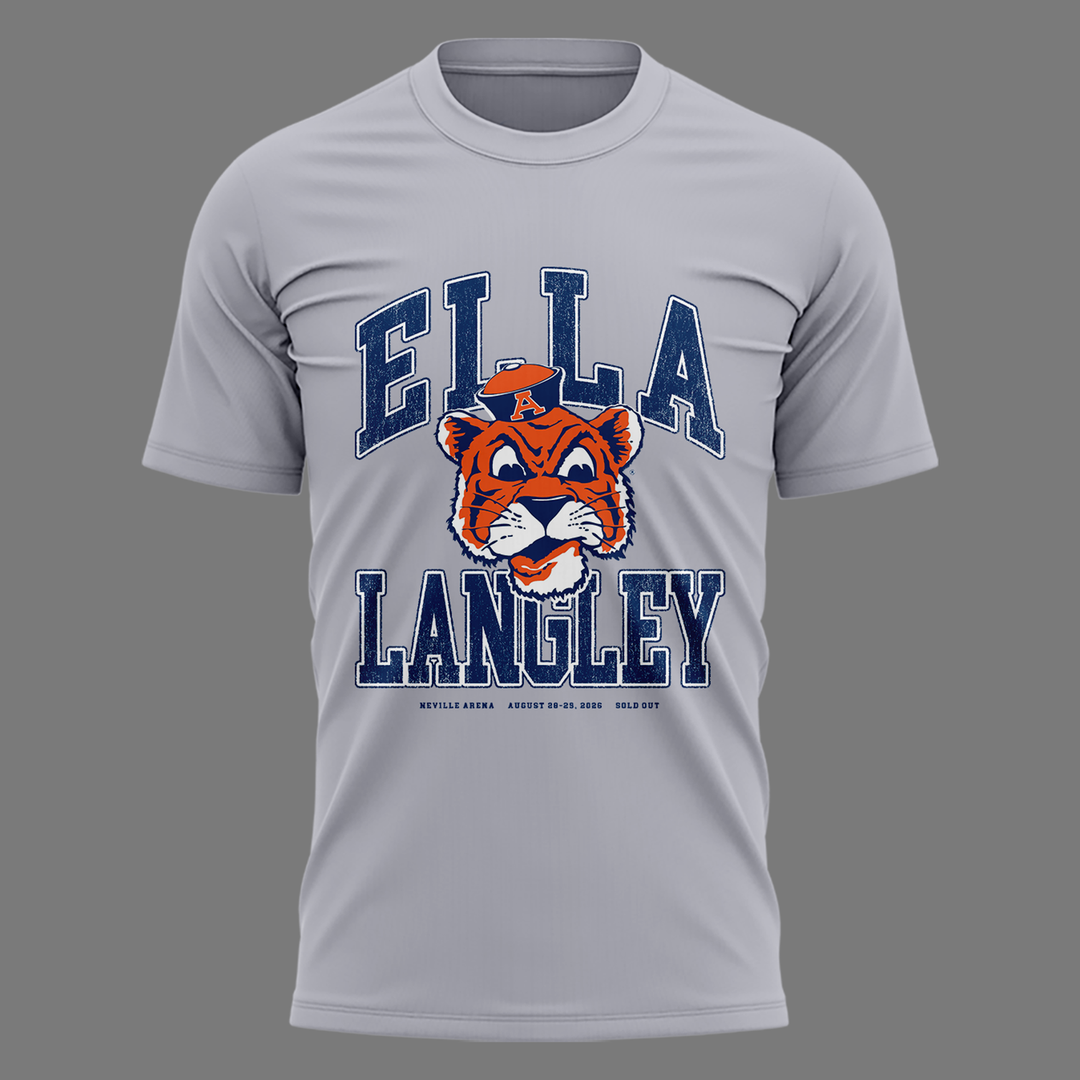 Auburn Tigers x Ella Langley – The Dandelion Tour 2026 Neville Arena Combo T-Shirt