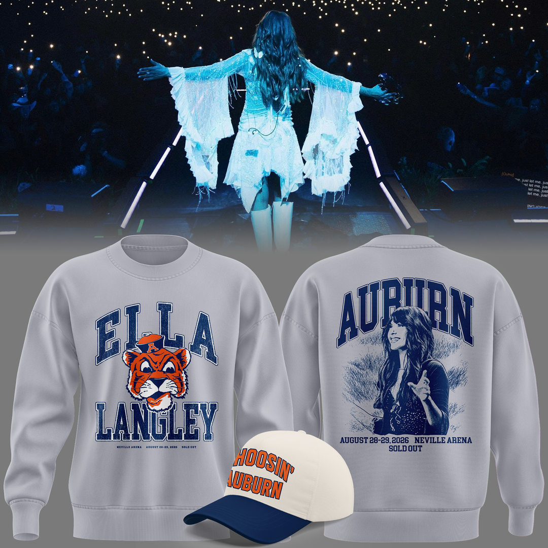 Auburn Tigers x Ella Langley – The Dandelion Tour 2026 Neville Arena Sweatshirt