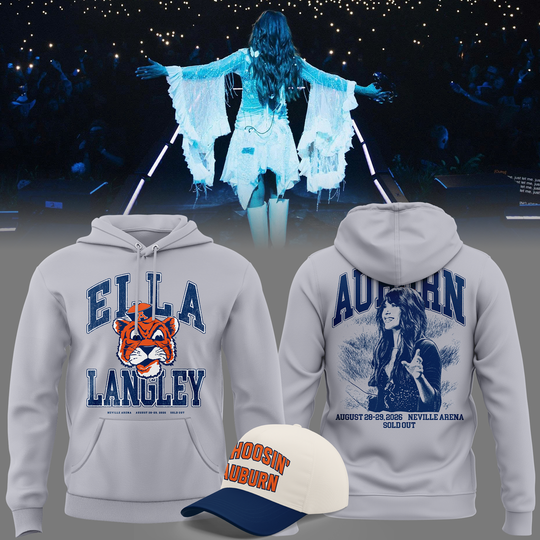 Auburn Tigers x Ella Langley – The Dandelion Tour 2026 Neville Arena Hoodie