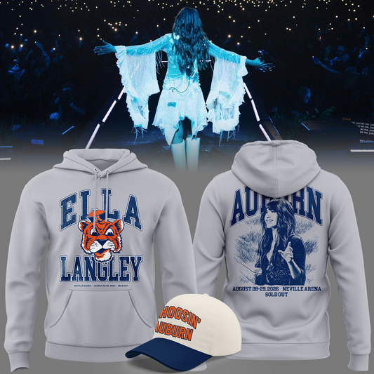 Auburn Tigers x Ella Langley – The Dandelion Tour 2026 Neville Arena Hoodie