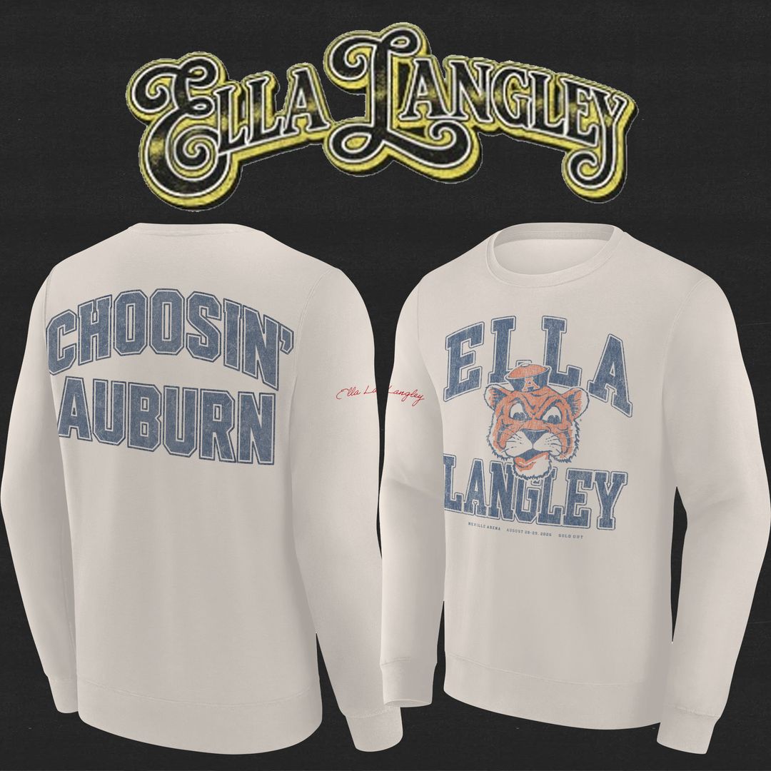 Auburn Tigers x Ella Langley – The Dandelion Tour 2026 Neville Arena Sweatshirt
