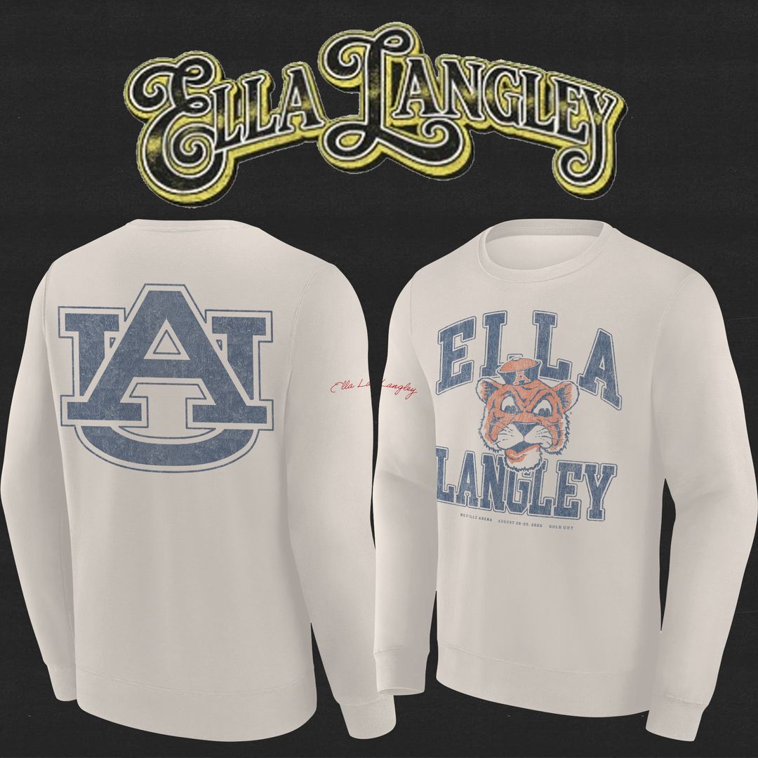 Auburn Tigers x Ella Langley – The Dandelion Tour 2026 Neville Arena Sweatshirt