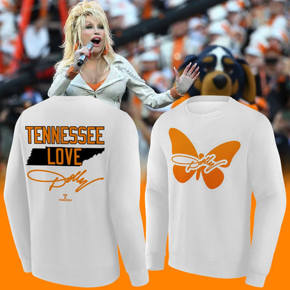 Tennessee Football - Dolly Parton White Sweatshirt
