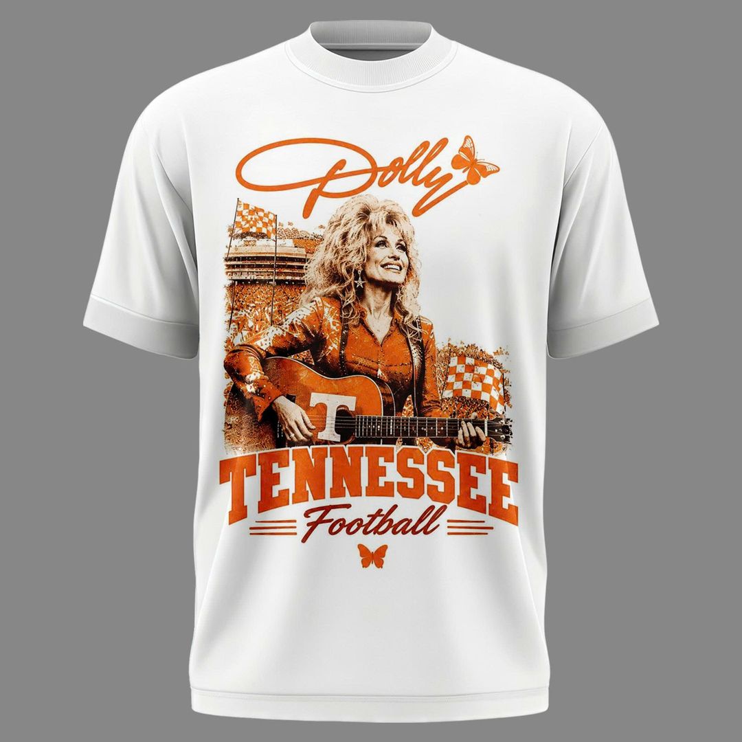 Dolly Parton Tennessee Football T-Shirt
