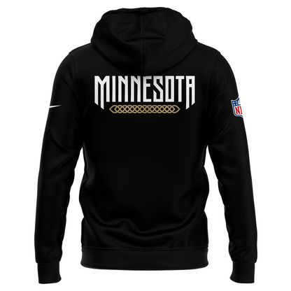 Special New Minnesota Vikings Rivalry Black Hoodie 26/27
