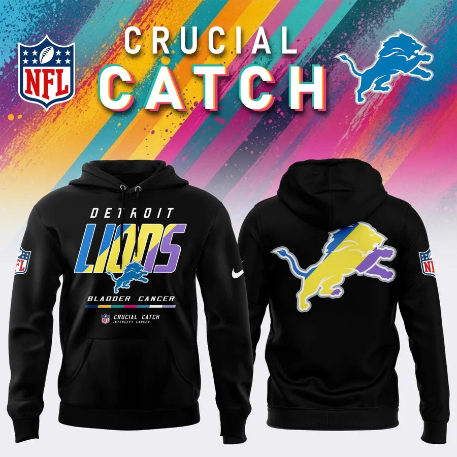 Detroit Lions 2026 Crucial Catch Limited Hoodie
