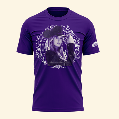 Limited Edition LSU Football x Lainey Wilson White T-Shirt
