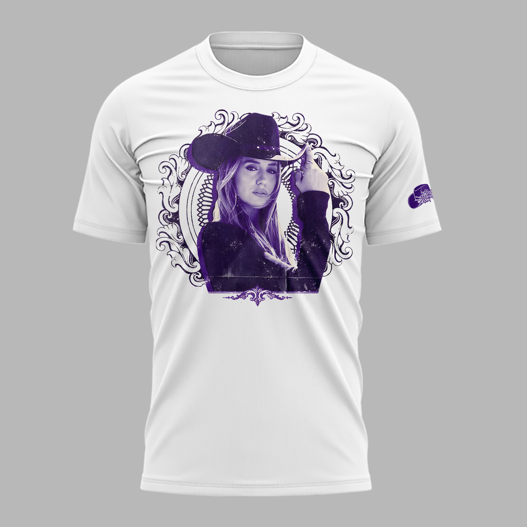 Limited Edition LSU Football x Lainey Wilson White T-Shirt