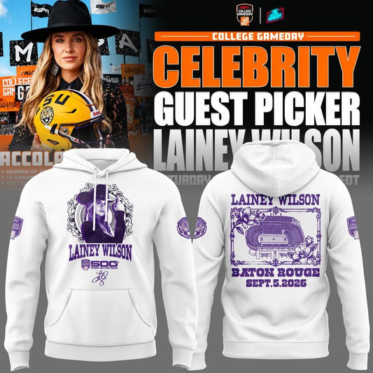 Limited Edition LSU Football x Lainey Wilson Hoodie