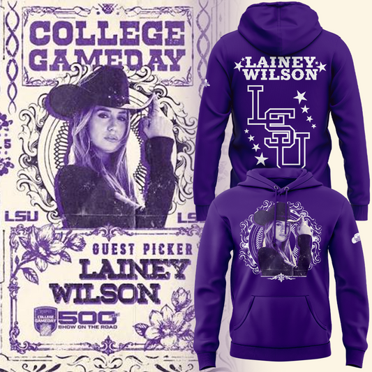 Limited Edition LSU Football x Lainey Wilson Hoodie