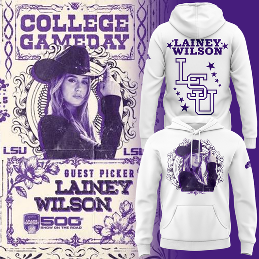 Limited Edition LSU Football x Lainey Wilson Hoodie