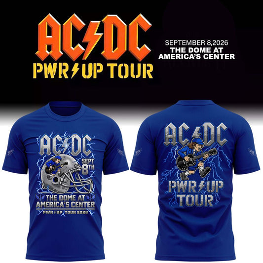 AC/DC PWR UP Tour – St. Louis Battlehawks 2026 T-Shirt