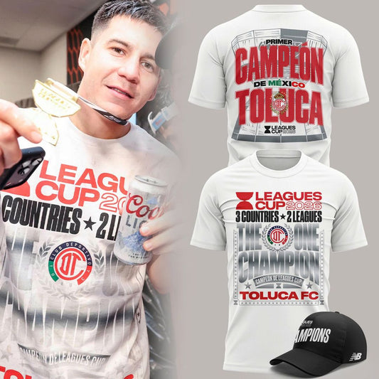 Camiseta Campeón Toluca FC Leagues Cup 2026