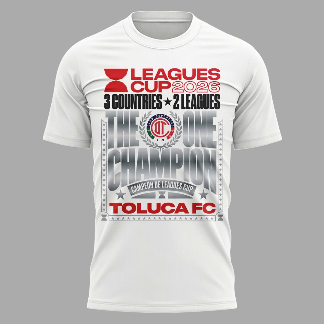 Camiseta Campeón Toluca FC Leagues Cup 2026