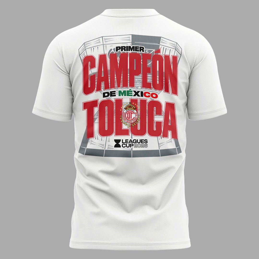 Camiseta Campeón Toluca FC Leagues Cup 2026