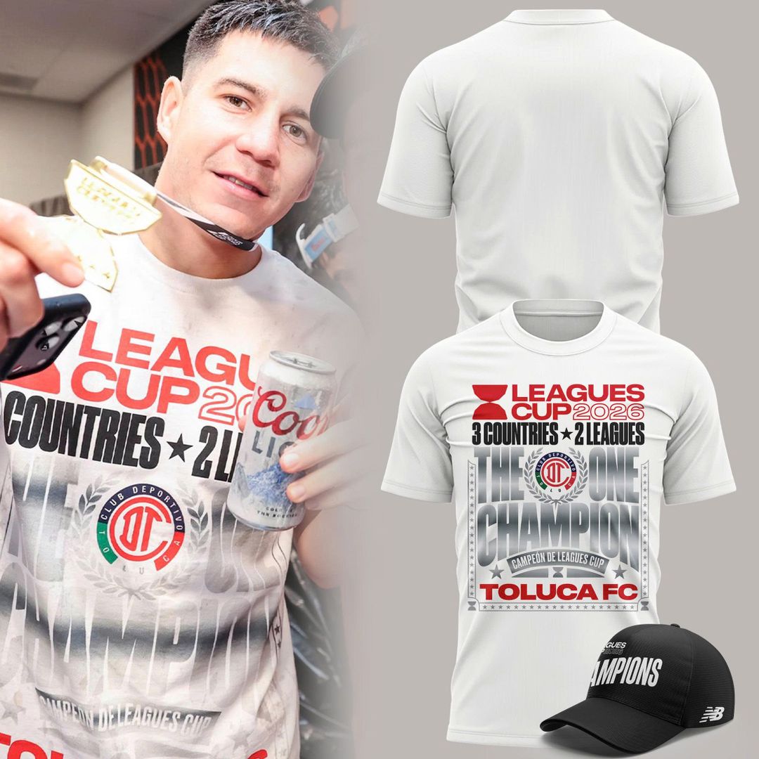 Camiseta Campeón Toluca FC Leagues Cup 2026